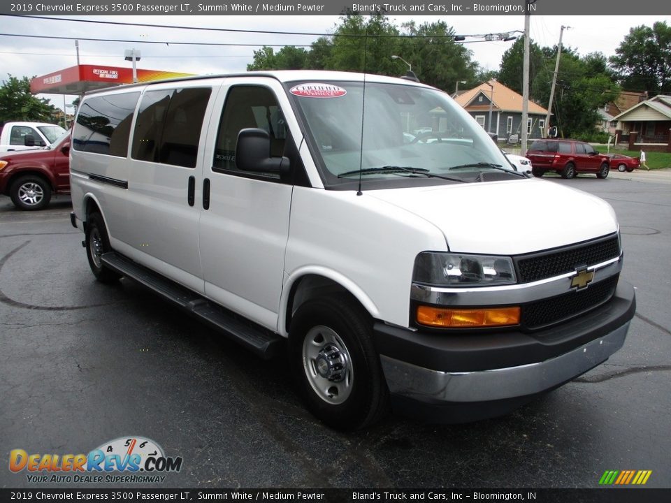 2019 Chevrolet Express 3500 Passenger LT Summit White / Medium Pewter Photo #5