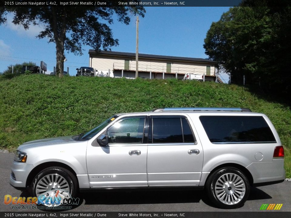 Ingot Silver Metallic 2015 Lincoln Navigator L 4x2 Photo #1