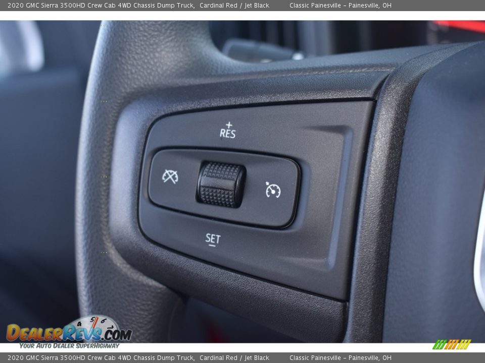 2020 GMC Sierra 3500HD Crew Cab 4WD Chassis Dump Truck Steering Wheel Photo #15