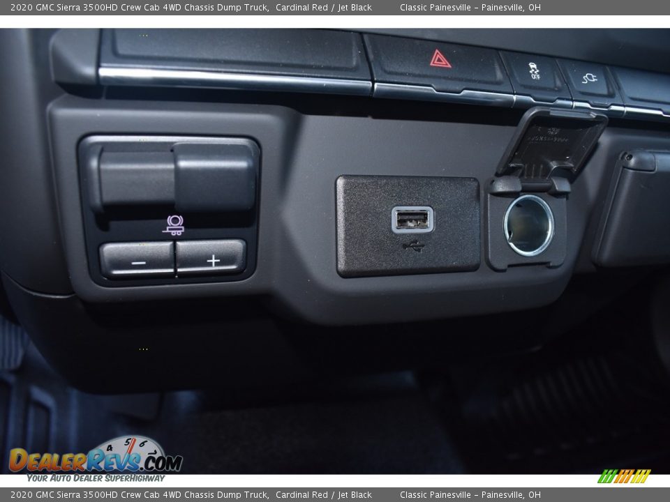 2020 GMC Sierra 3500HD Crew Cab 4WD Chassis Dump Truck Cardinal Red / Jet Black Photo #16