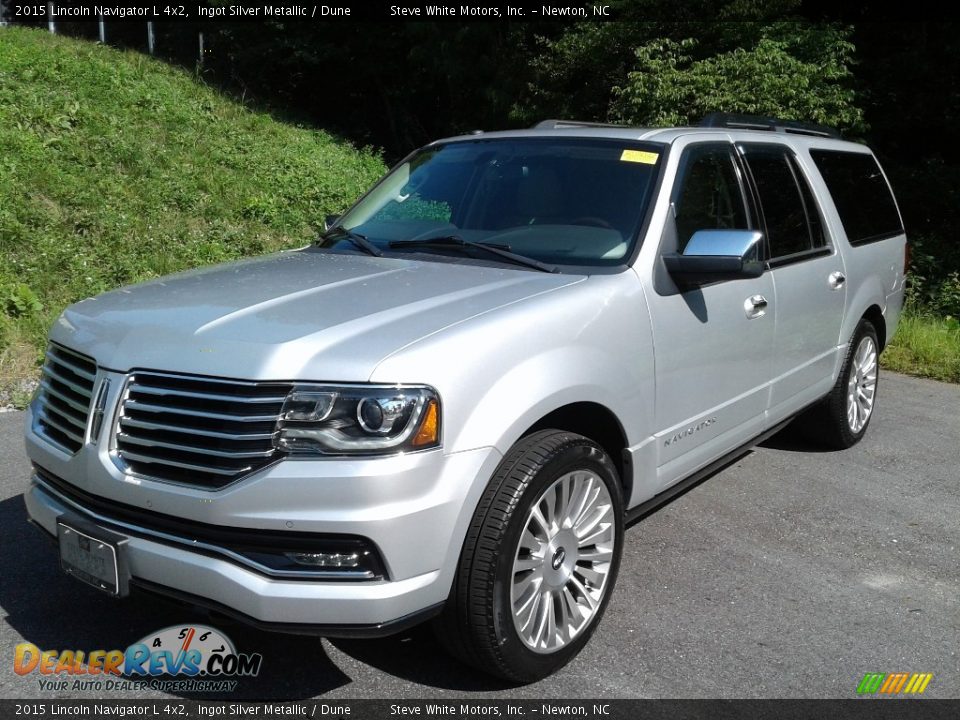 Ingot Silver Metallic 2015 Lincoln Navigator L 4x2 Photo #3