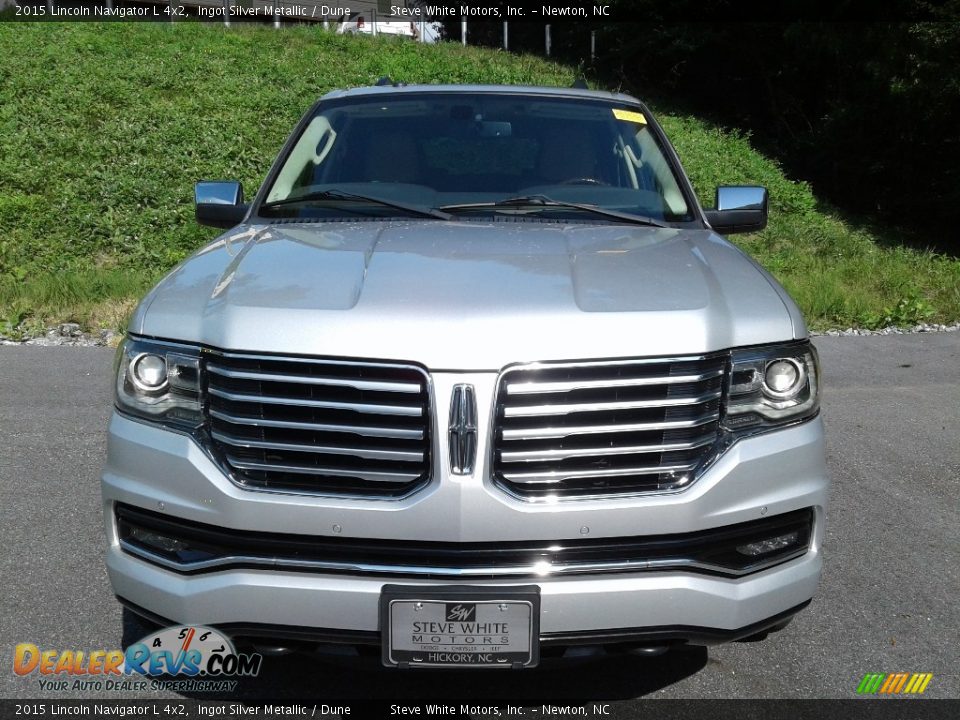 Ingot Silver Metallic 2015 Lincoln Navigator L 4x2 Photo #4