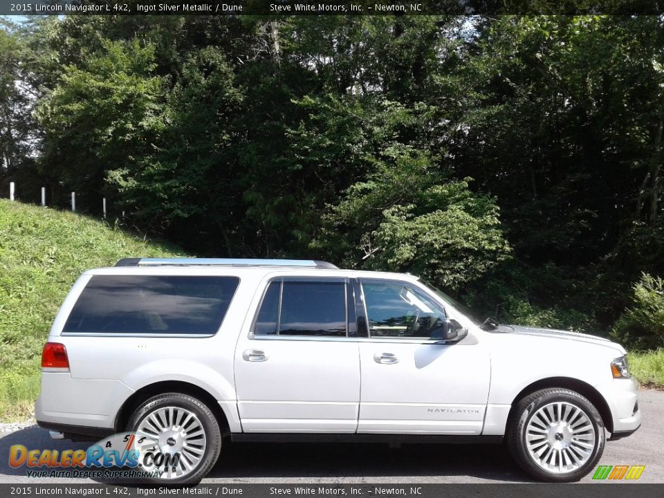 Ingot Silver Metallic 2015 Lincoln Navigator L 4x2 Photo #6