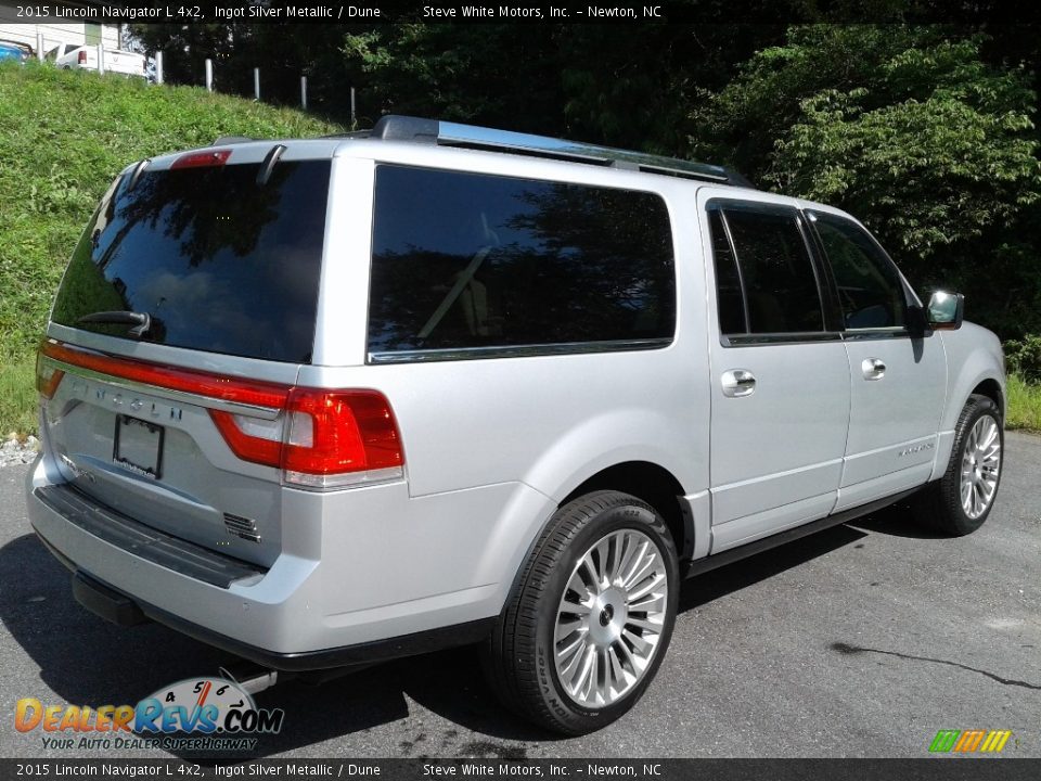 Ingot Silver Metallic 2015 Lincoln Navigator L 4x2 Photo #7