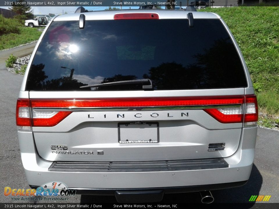 Ingot Silver Metallic 2015 Lincoln Navigator L 4x2 Photo #8