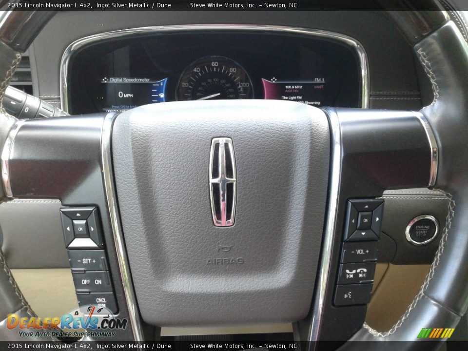 2015 Lincoln Navigator L 4x2 Steering Wheel Photo #23