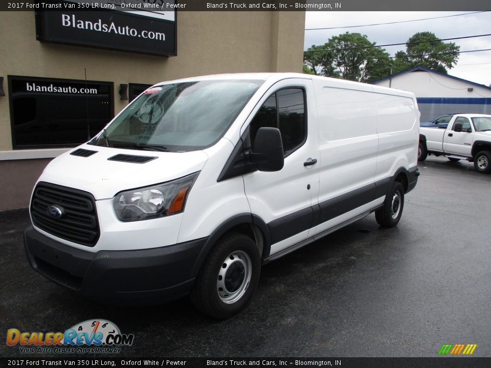 2017 Ford Transit Van 350 LR Long Oxford White / Pewter Photo #2