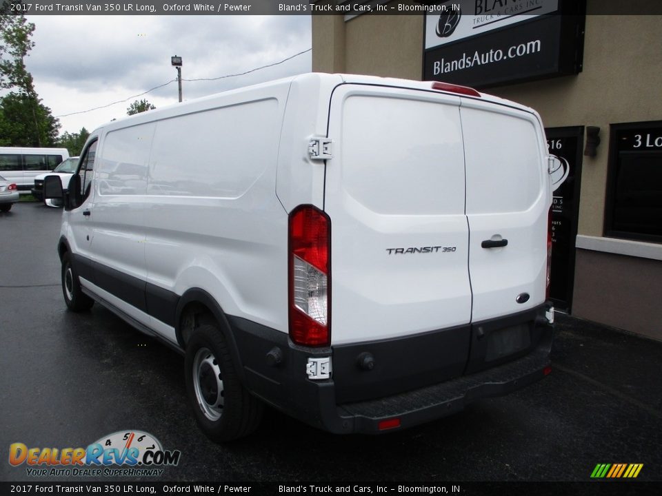 2017 Ford Transit Van 350 LR Long Oxford White / Pewter Photo #3