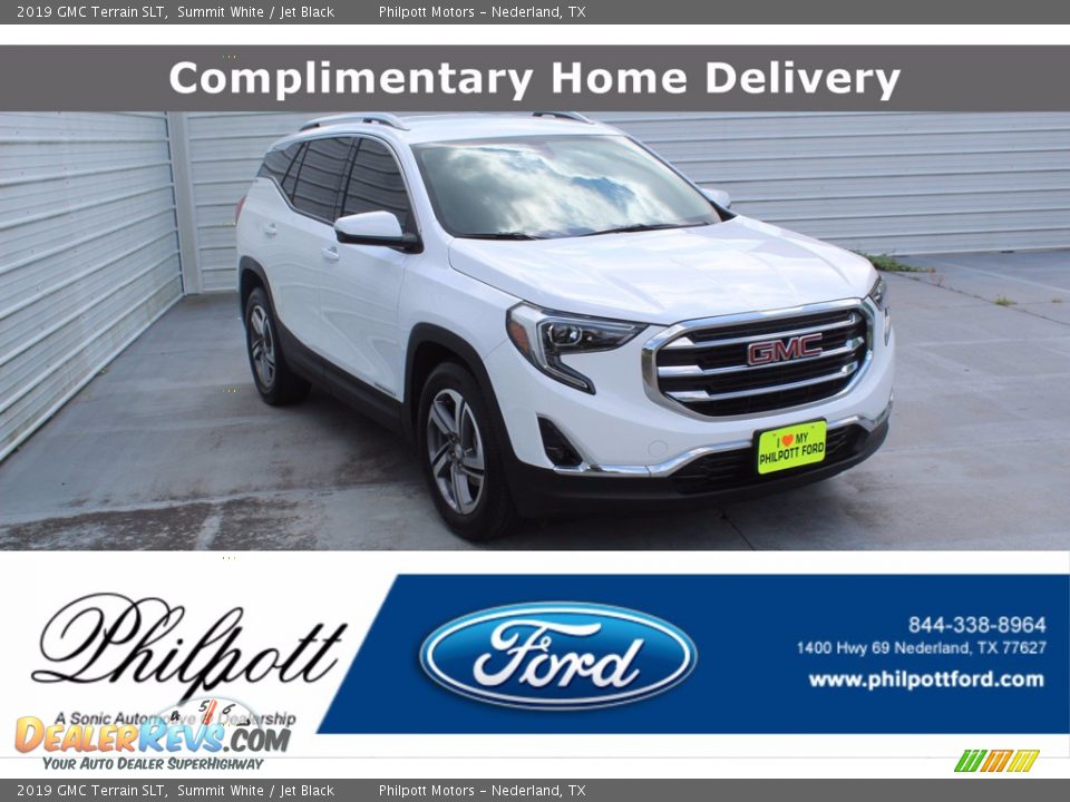 2019 GMC Terrain SLT Summit White / Jet Black Photo #1