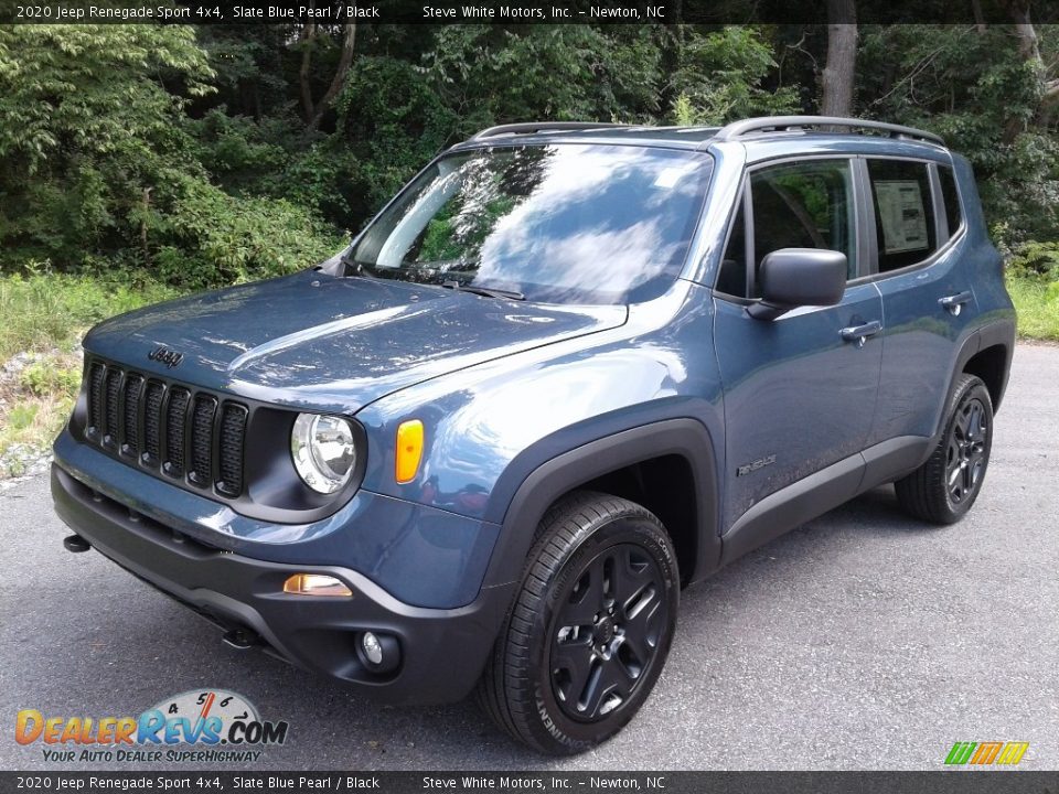 2020 Jeep Renegade Sport 4x4 Slate Blue Pearl / Black Photo #2