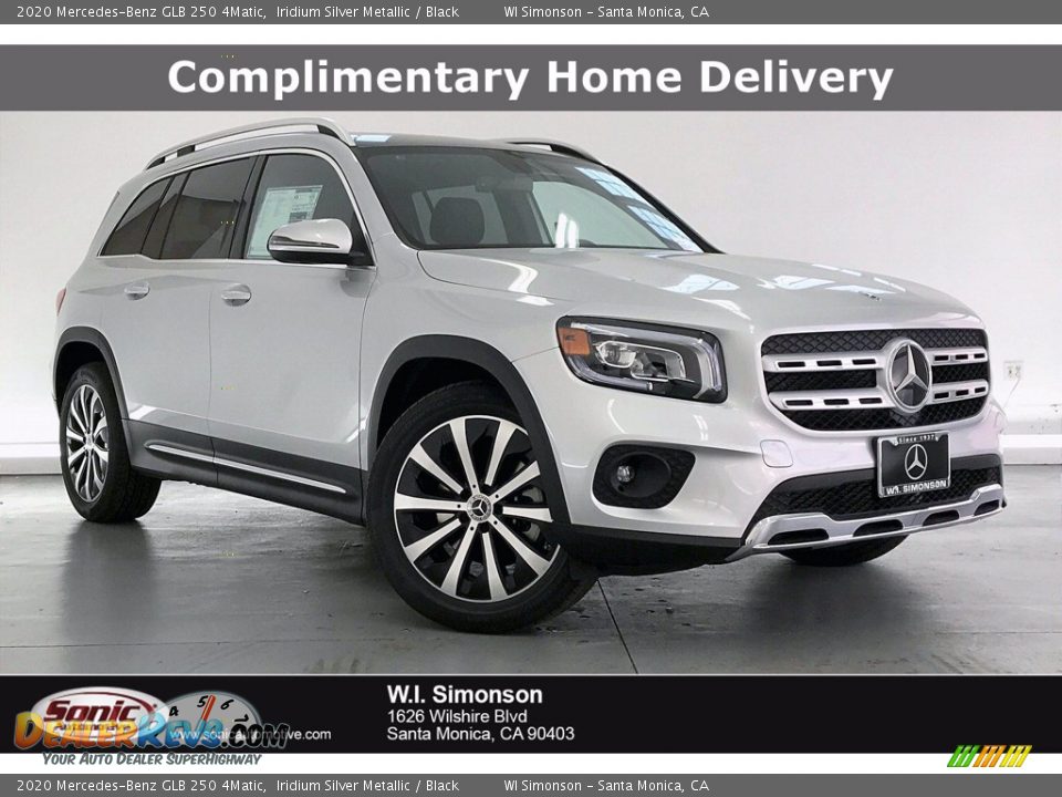 2020 Mercedes-Benz GLB 250 4Matic Iridium Silver Metallic / Black Photo #1