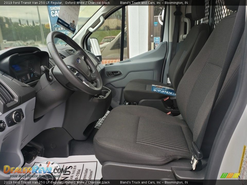 2019 Ford Transit Van 250 LR Regular Oxford White / Charcoal black Photo #6