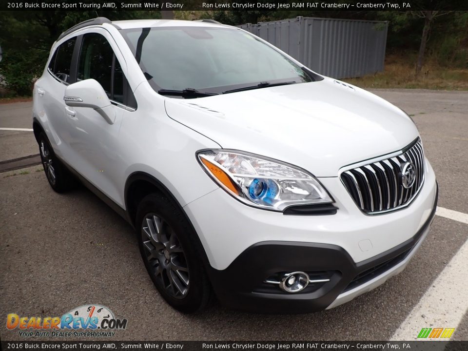 2016 Buick Encore Sport Touring AWD Summit White / Ebony Photo #2