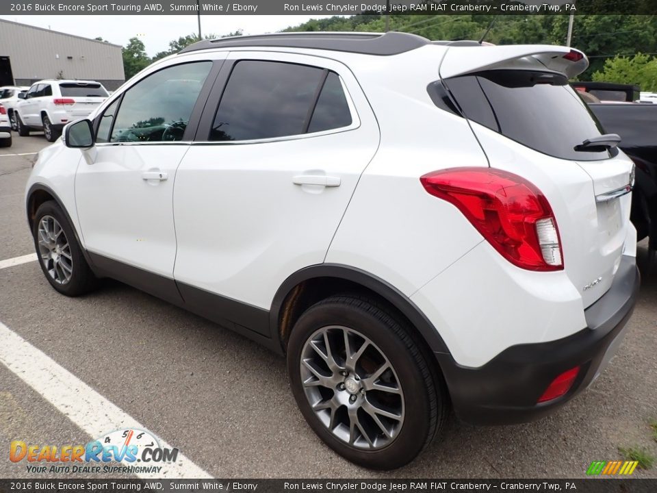 2016 Buick Encore Sport Touring AWD Summit White / Ebony Photo #4