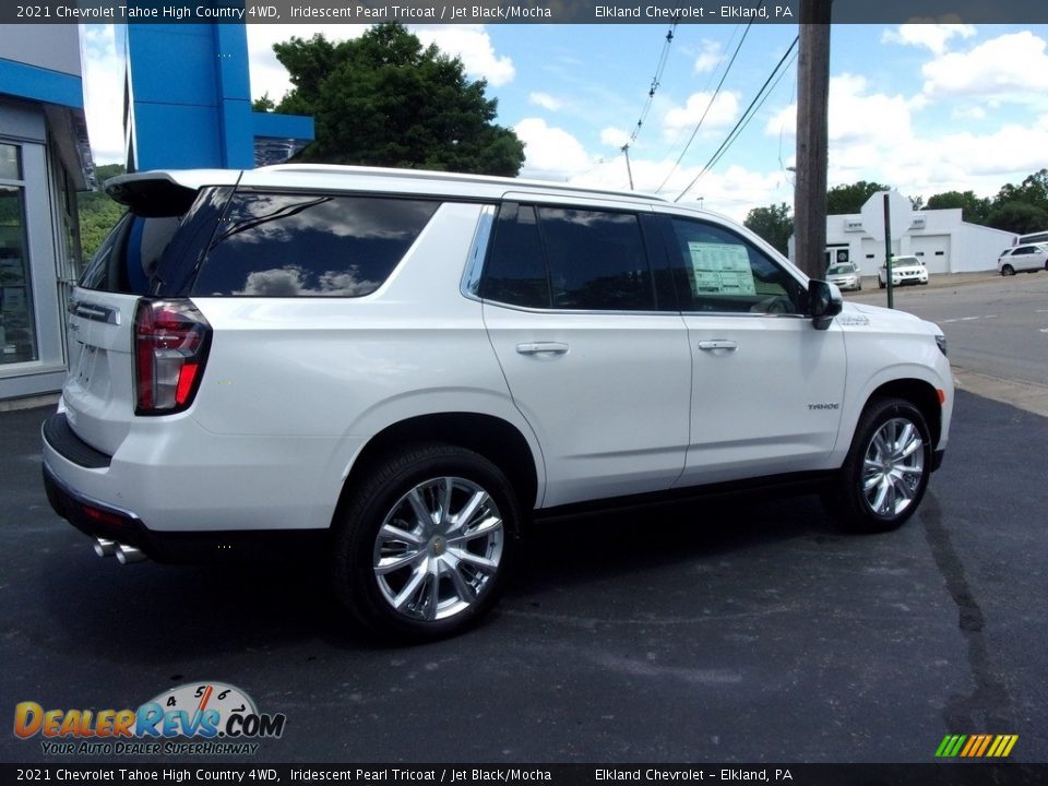 2021 Chevrolet Tahoe High Country 4WD Iridescent Pearl Tricoat / Jet Black/Mocha Photo #3