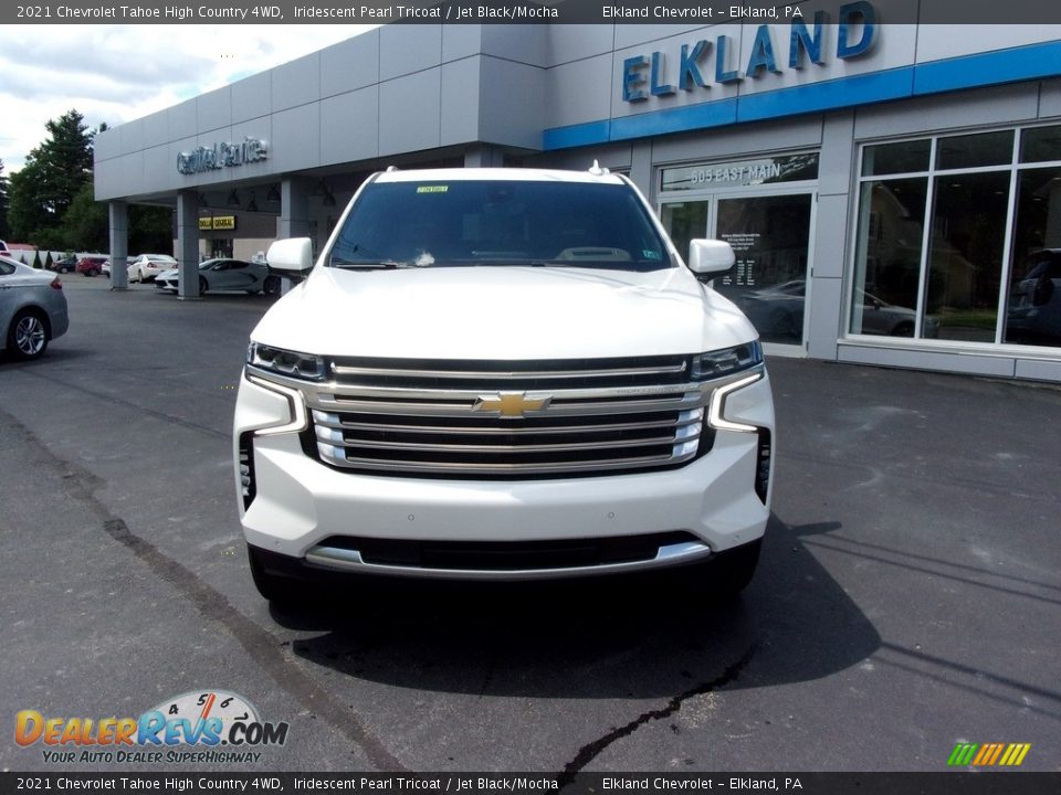 2021 Chevrolet Tahoe High Country 4WD Iridescent Pearl Tricoat / Jet Black/Mocha Photo #5