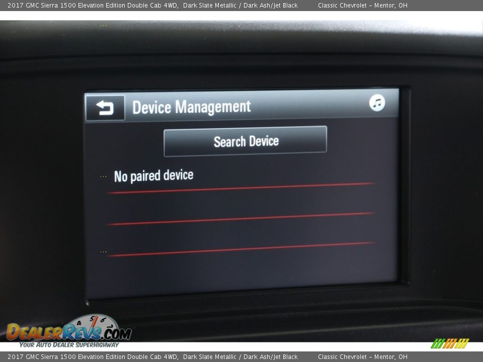Controls of 2017 GMC Sierra 1500 Elevation Edition Double Cab 4WD Photo #11