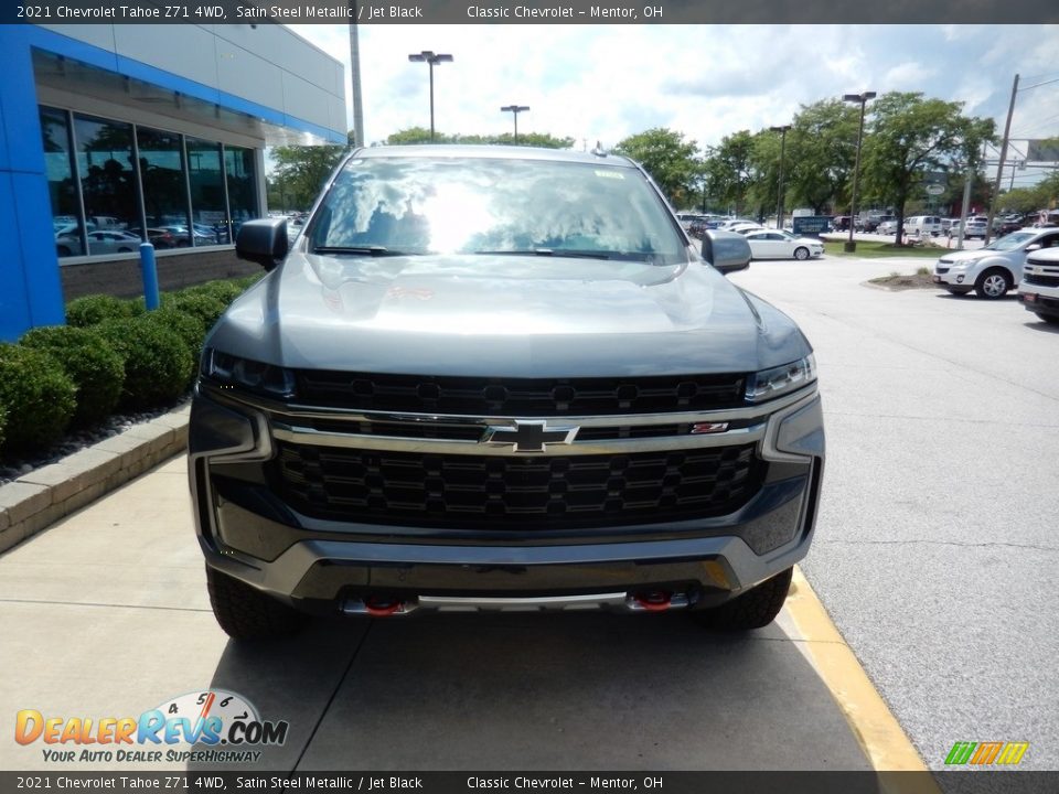 2021 Chevrolet Tahoe Z71 4WD Satin Steel Metallic / Jet Black Photo #2