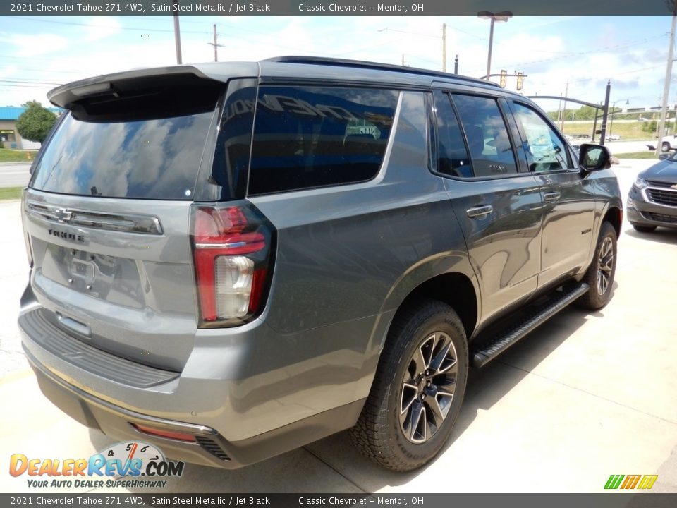 2021 Chevrolet Tahoe Z71 4WD Satin Steel Metallic / Jet Black Photo #4