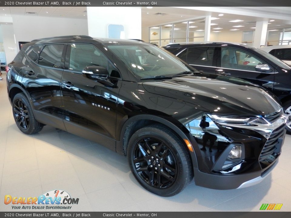 2020 Chevrolet Blazer LT AWD Black / Jet Black Photo #3