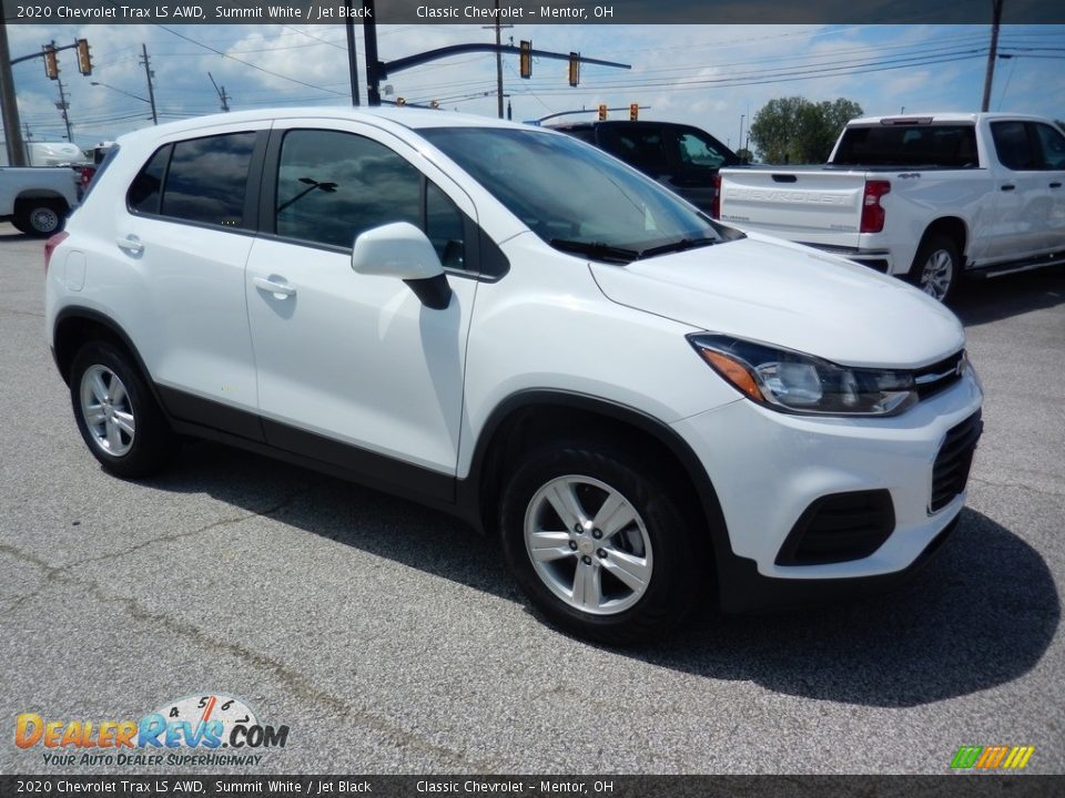 2020 Chevrolet Trax LS AWD Summit White / Jet Black Photo #3