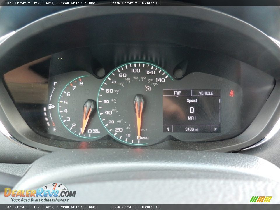 2020 Chevrolet Trax LS AWD Summit White / Jet Black Photo #9