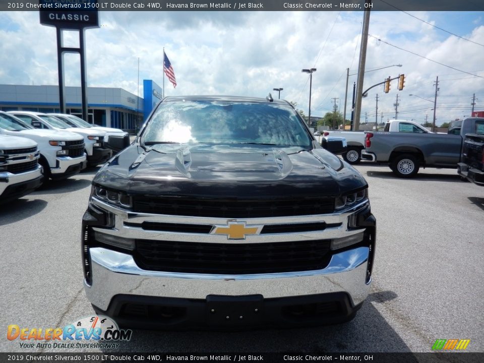 2019 Chevrolet Silverado 1500 LT Double Cab 4WD Havana Brown Metallic / Jet Black Photo #2