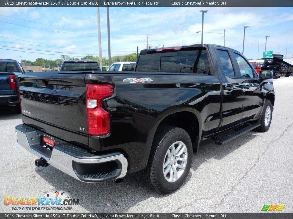 2019 Chevrolet Silverado 1500 LT Double Cab 4WD Havana Brown Metallic / Jet Black Photo #4