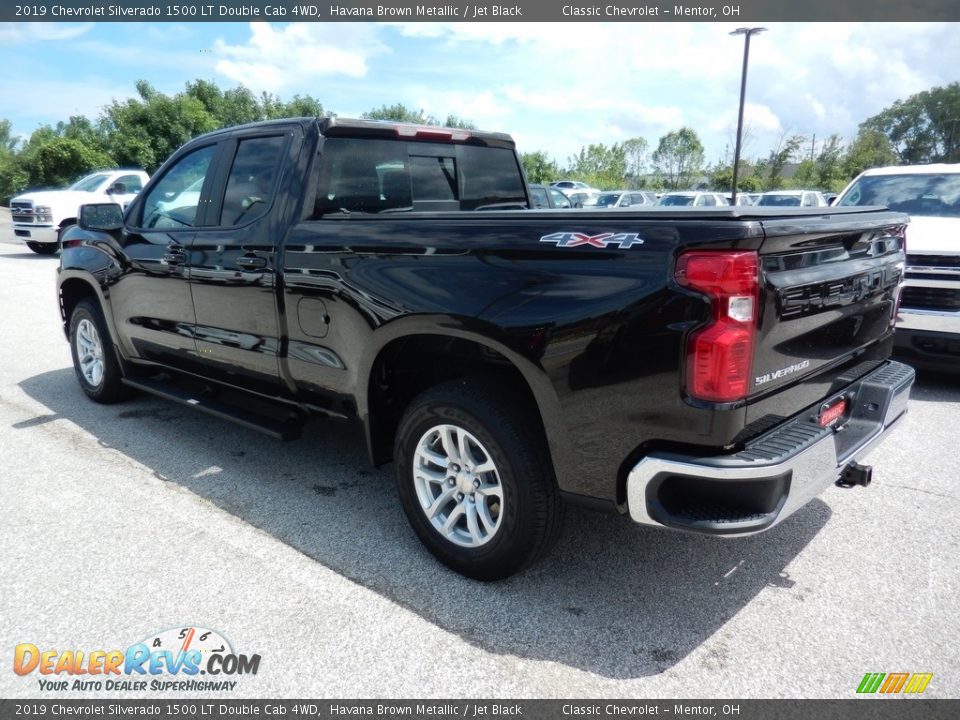 2019 Chevrolet Silverado 1500 LT Double Cab 4WD Havana Brown Metallic / Jet Black Photo #5