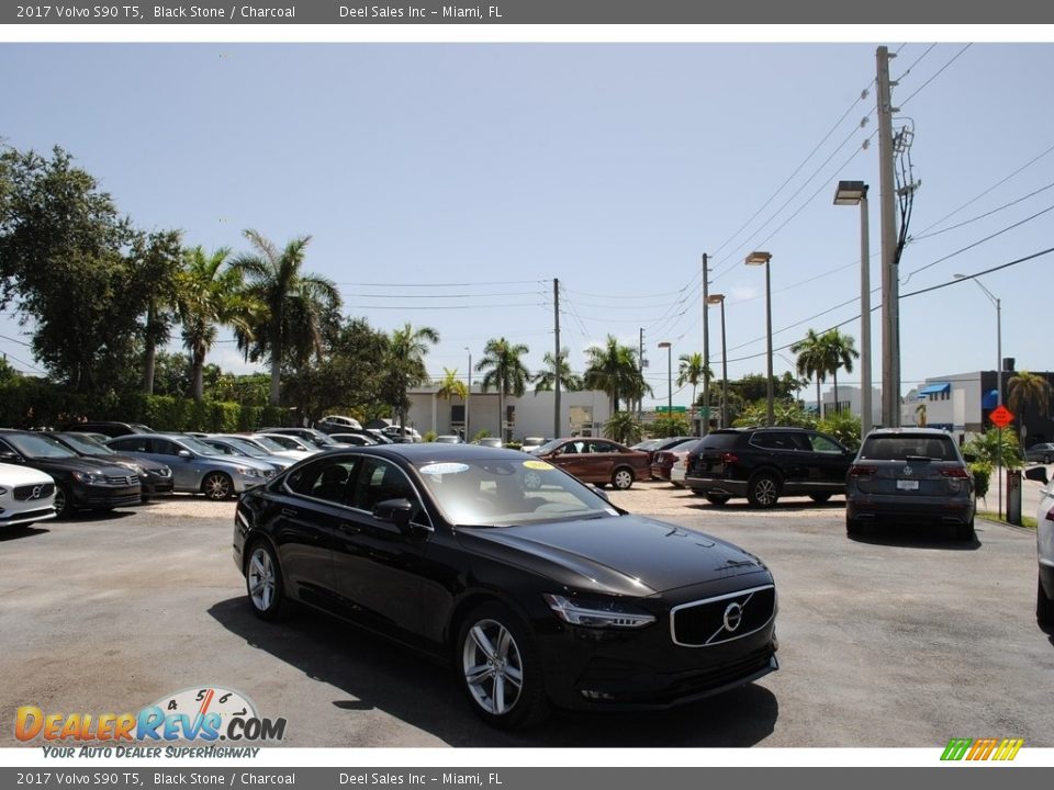 2017 Volvo S90 T5 Black Stone / Charcoal Photo #1