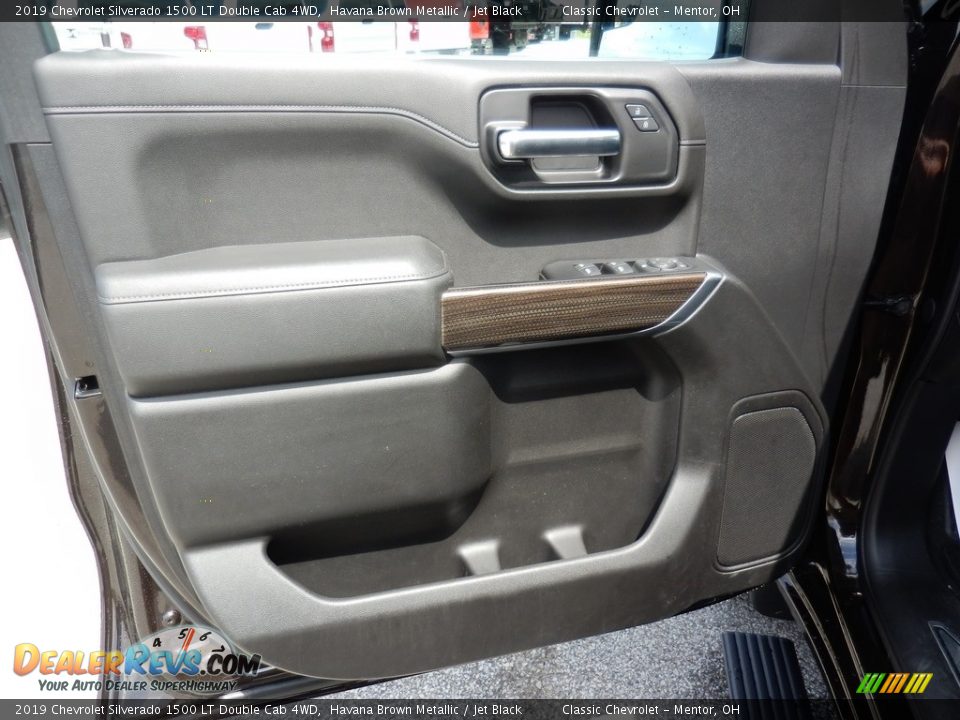 2019 Chevrolet Silverado 1500 LT Double Cab 4WD Havana Brown Metallic / Jet Black Photo #7