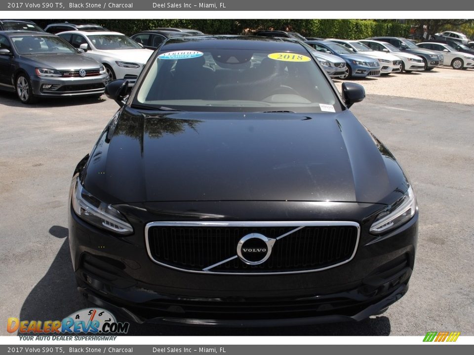 2017 Volvo S90 T5 Black Stone / Charcoal Photo #3