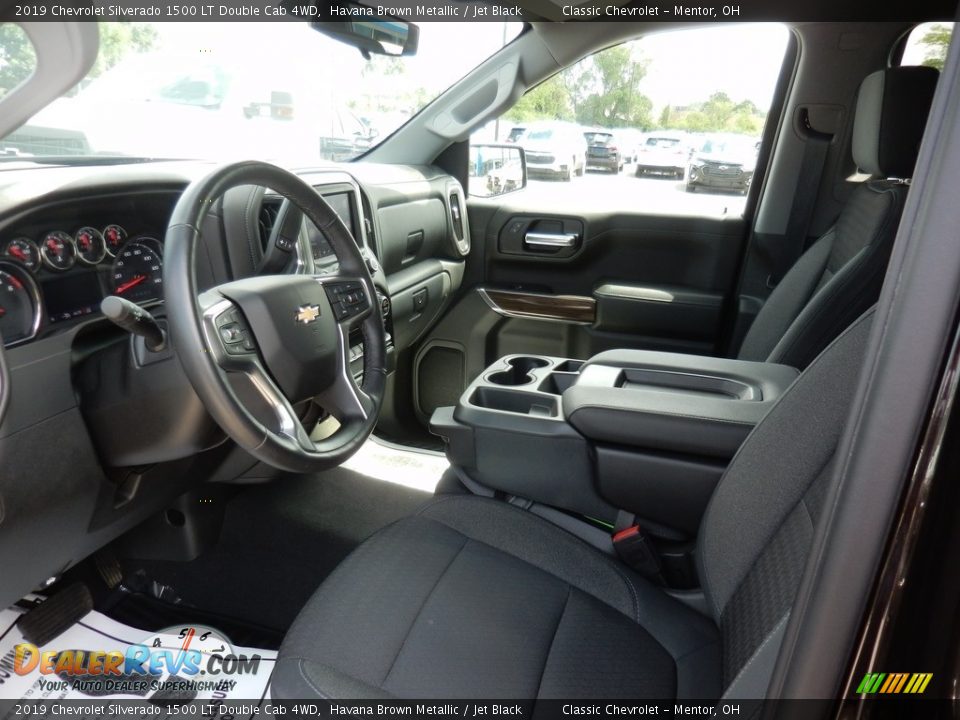 2019 Chevrolet Silverado 1500 LT Double Cab 4WD Havana Brown Metallic / Jet Black Photo #8