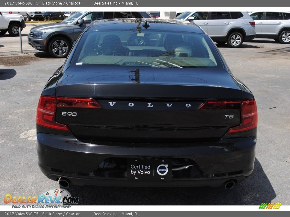 2017 Volvo S90 T5 Black Stone / Charcoal Photo #8