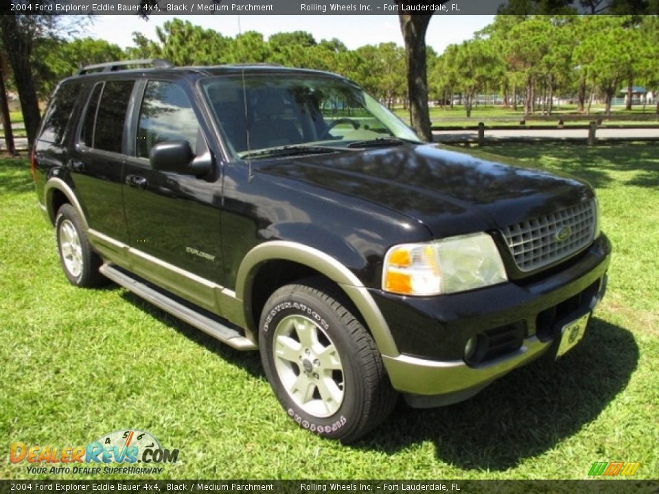 2004 Ford Explorer Eddie Bauer 4x4 Black / Medium Parchment Photo #1