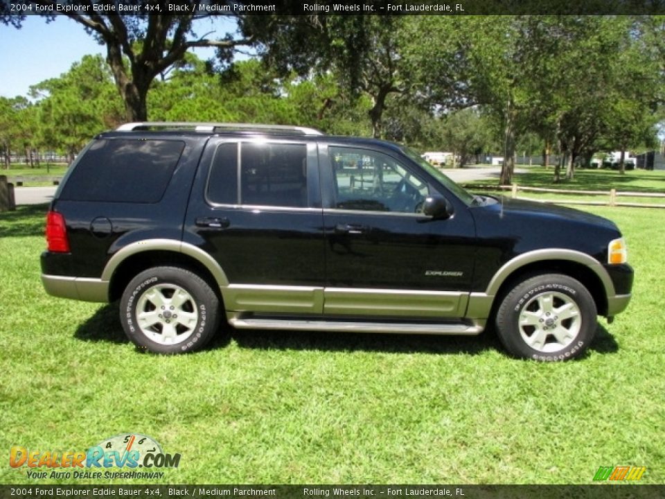 2004 Ford Explorer Eddie Bauer 4x4 Black / Medium Parchment Photo #3