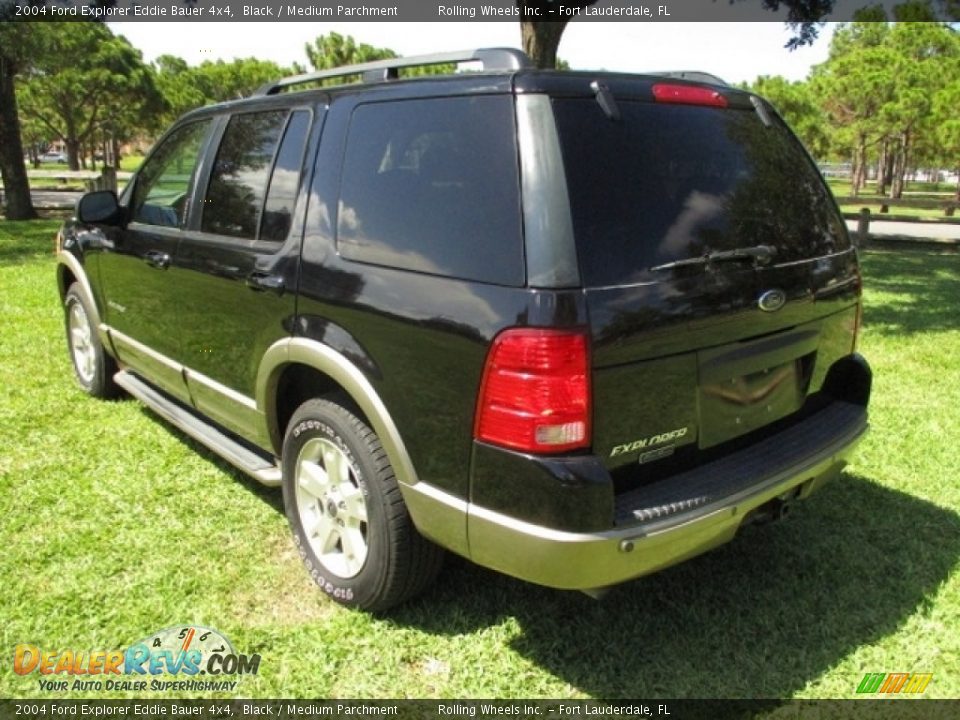 2004 Ford Explorer Eddie Bauer 4x4 Black / Medium Parchment Photo #9