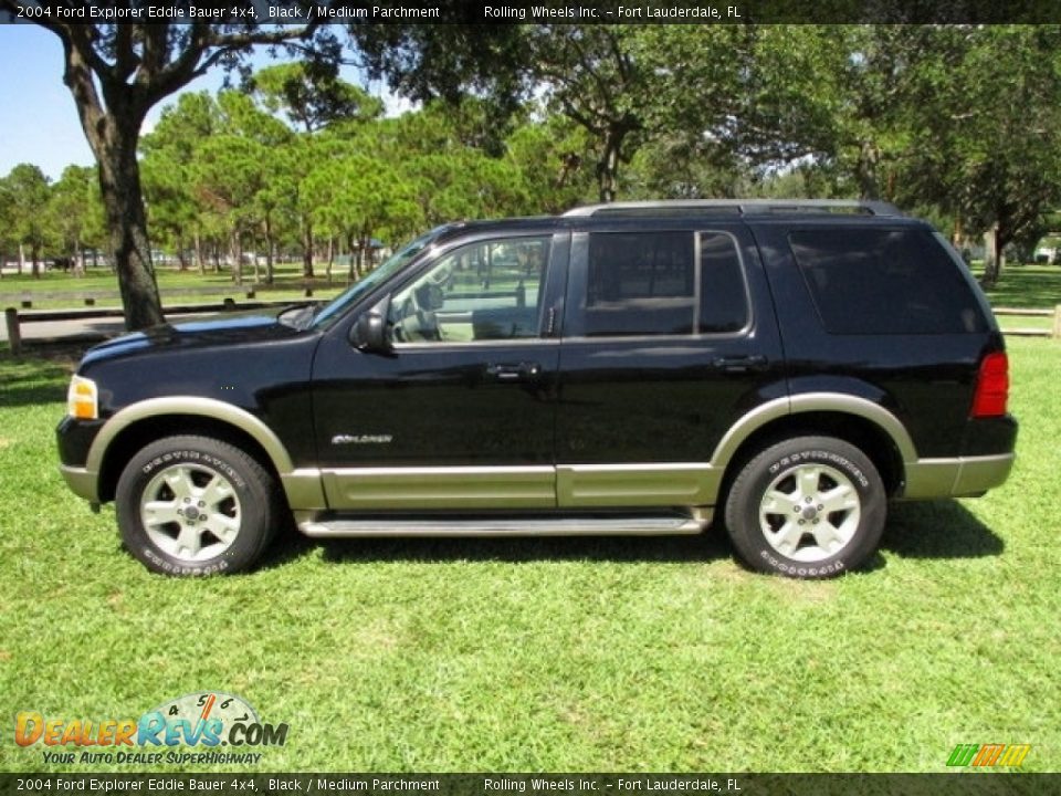 2004 Ford Explorer Eddie Bauer 4x4 Black / Medium Parchment Photo #11