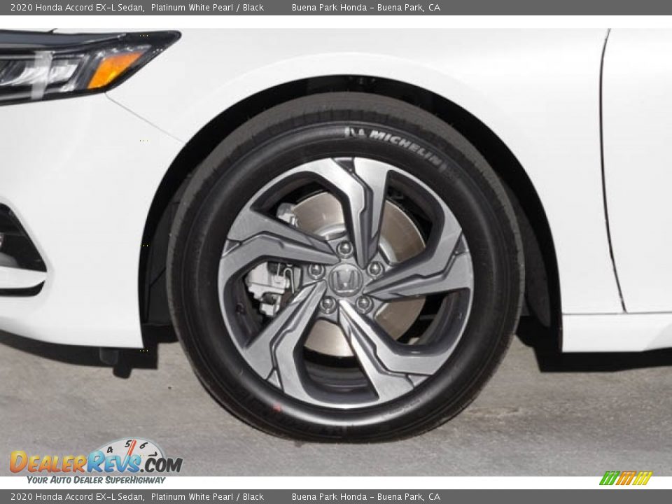 2020 Honda Accord EX-L Sedan Platinum White Pearl / Black Photo #13