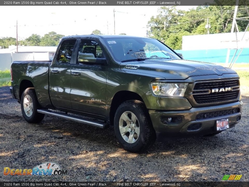 2020 Ram 1500 Big Horn Quad Cab 4x4 Olive Green Pearl / Black Photo #1