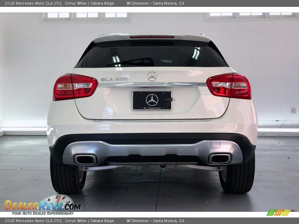 2018 Mercedes-Benz GLA 250 Cirrus White / Sahara Beige Photo #3