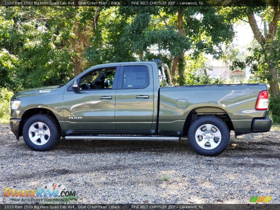 2020 Ram 1500 Big Horn Quad Cab 4x4 Olive Green Pearl / Black Photo #4