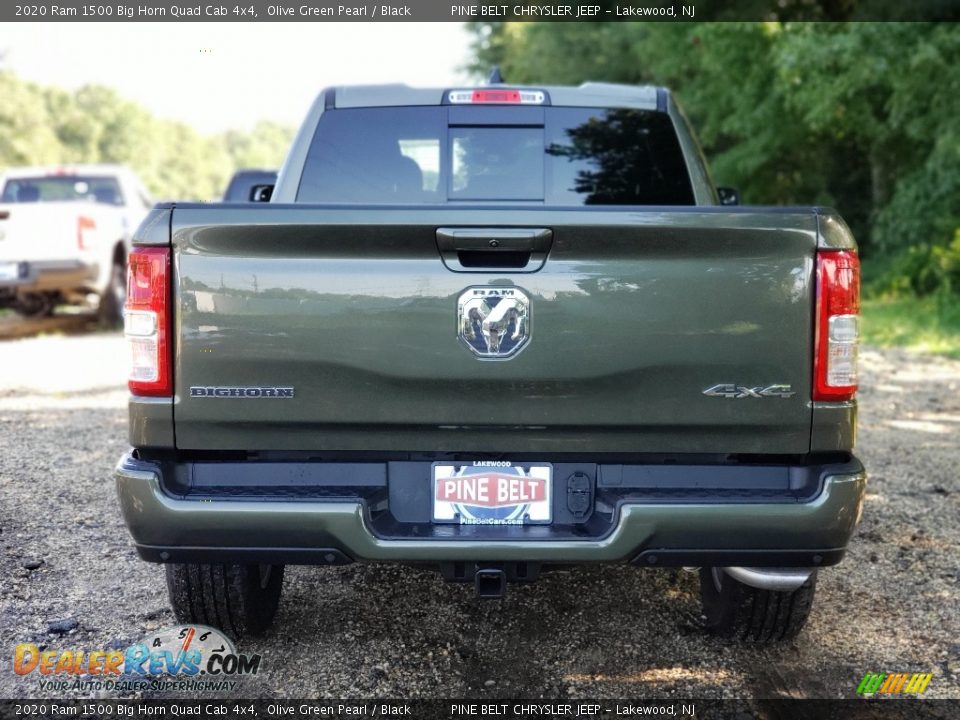 2020 Ram 1500 Big Horn Quad Cab 4x4 Olive Green Pearl / Black Photo #7