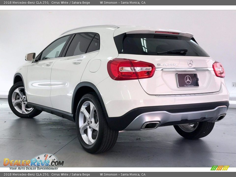 2018 Mercedes-Benz GLA 250 Cirrus White / Sahara Beige Photo #10