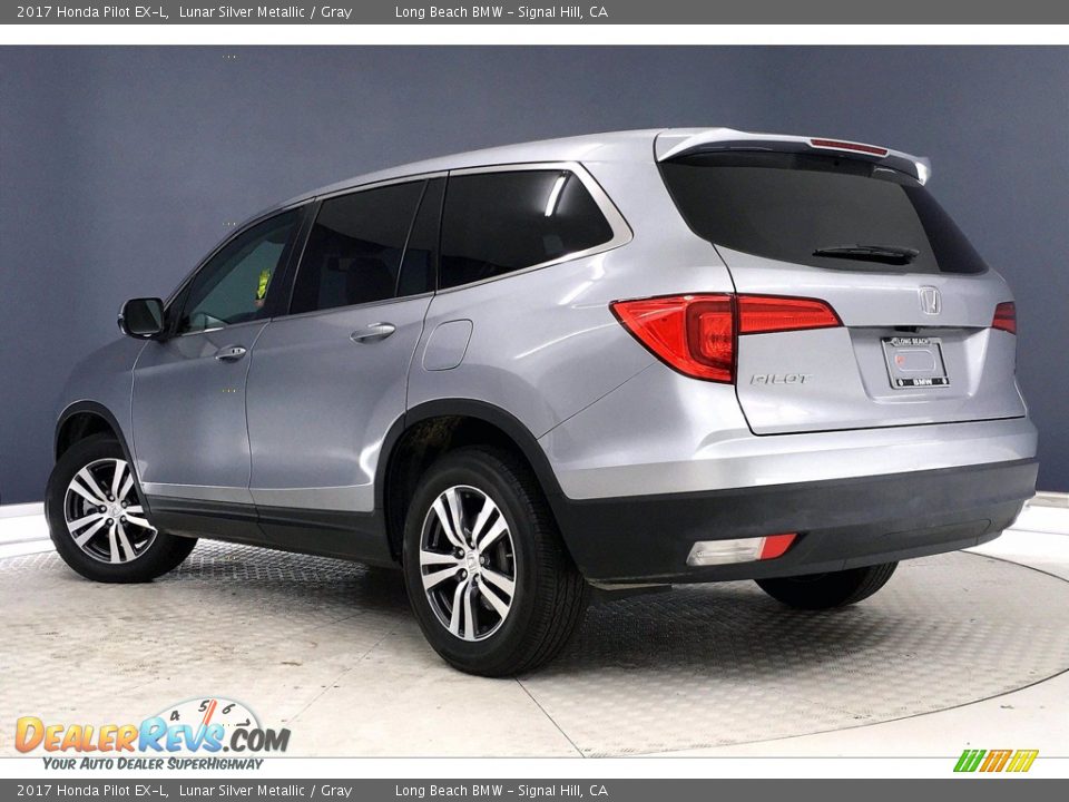 2017 Honda Pilot EX-L Lunar Silver Metallic / Gray Photo #10