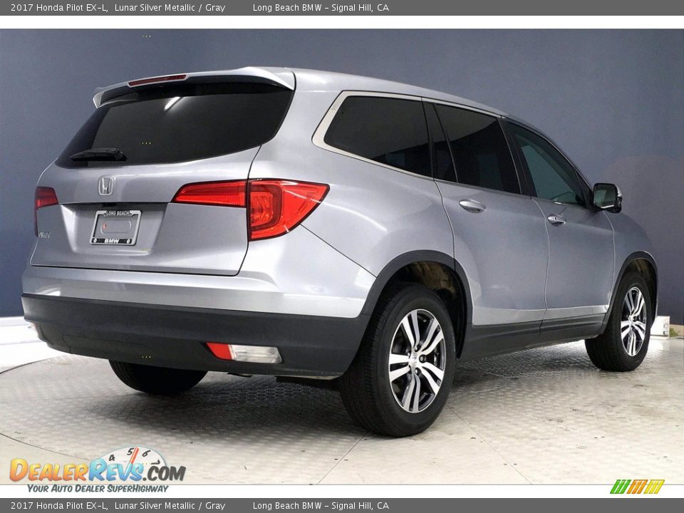 2017 Honda Pilot EX-L Lunar Silver Metallic / Gray Photo #13