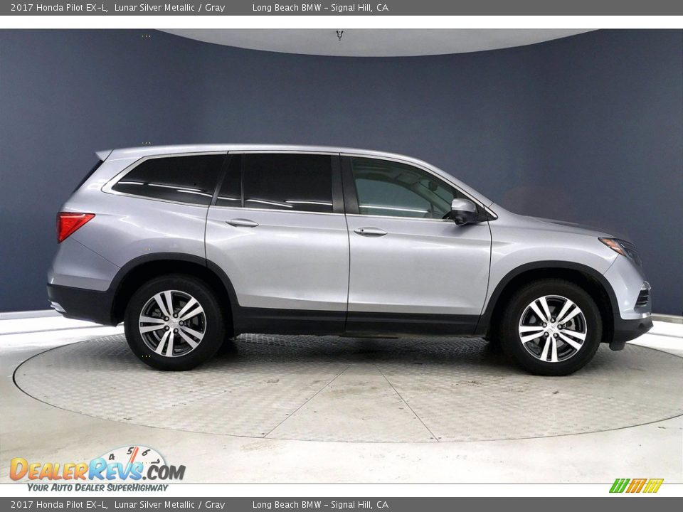 2017 Honda Pilot EX-L Lunar Silver Metallic / Gray Photo #14