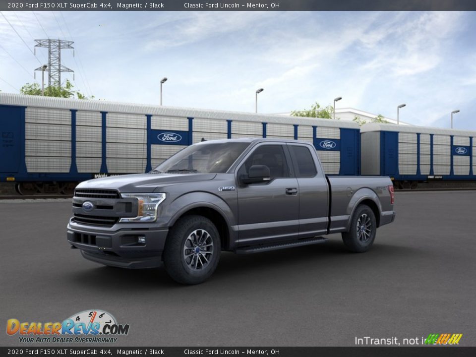 2020 Ford F150 XLT SuperCab 4x4 Magnetic / Black Photo #1