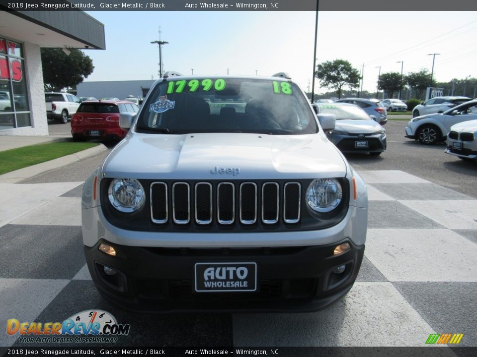 2018 Jeep Renegade Latitude Glacier Metallic / Black Photo #2