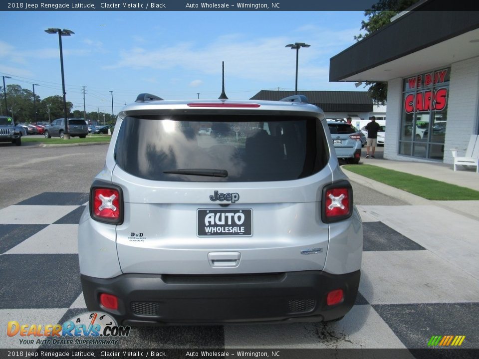 2018 Jeep Renegade Latitude Glacier Metallic / Black Photo #4